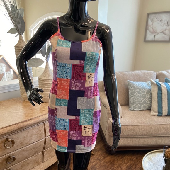 Bandana fitted dress - Picture 4 of 4